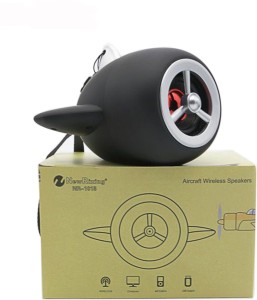 VibeX ™ Bluetooth Speaker Aircraft Portable Loudspeaker, Mini Wireless Bluetooth Plane Shaped Speaker AUX TF Card Slot Bluetooth Home Audio Speaker