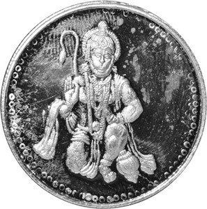 Kataria Jewellers Hanuman Ji S 999 10 g Silver Coin