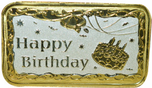 Kataria Jewellers Happy Birthday S 999 10 g Silver Bar