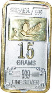 Kataria Jewellers Fine Silver S 999 15 g Silver Bar