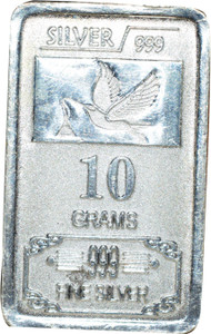 Kataria Jewellers Fine Silver S 999 10 g Silver Bar