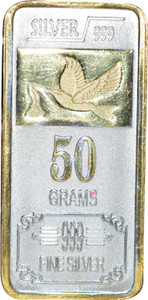 Kataria Jewellers Fine Silver S 999 50 g Silver Bar