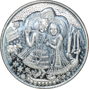 Kataria Jewellers Radha Krishna S 999 20 g Silver Coin