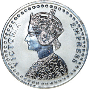 Kataria Jewellers Victoria Empress S 999 100 g Silver Coin