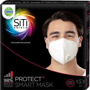 Dettol SiTi Shield Protect Plus Smart 041300 (Large) Mask