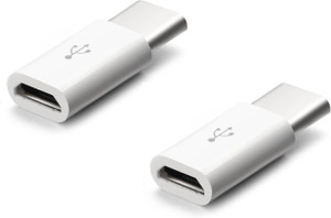 OTD Micro USB to Type C Adapter USB C Type Convertor Pack of 2 USB C Type Cable