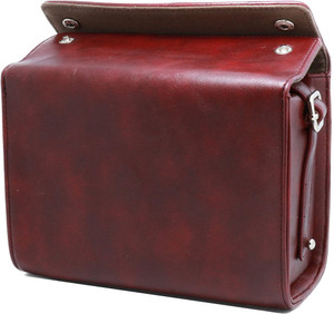 Caiul PU Leather Instax Mini 9, Mini 8 50s 90 7s 25/ Polaroid PIC-300P/ Polaroid Z2300 Travel Carrying Case ( Red Brown) Camera Bag