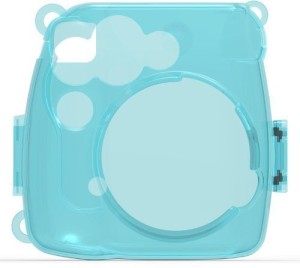 Caiul Transparent Crystal Instax Mini 9, Mini 8 Case (Blue)  Camera Bag