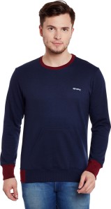 GHPC Full Sleeve Solid Men's Sweatshirt