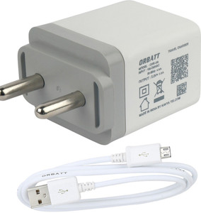 Orbatt 2.8A Fast Charger With Charge & Sync Usb Cable Mobile Charger