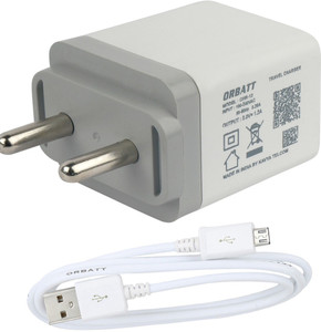 Orbatt 1.2A Fast Charger With Charge & Sync Usb Cable Mobile Charger