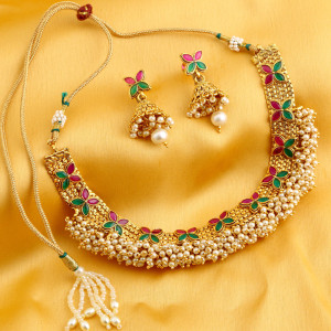 Sukkhi Alloy Gold plated Gold Jewellery Set Price in India Buy