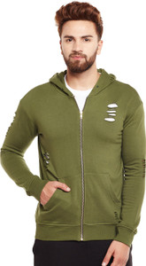 Fugazee Full Sleeve Self Design Men's Sweatshirt