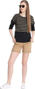United Colors of Benetton Casual Full Sleeve Polka Print Women's Multicolor Top