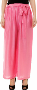 Kannan Flared Women's Pink Trousers