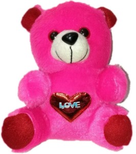 COST TO COST Soft junior love teddy full pink  - 7 inch