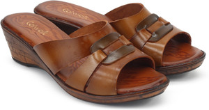 Catwalk Women Brown Wedges Compare 