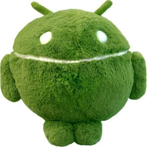 Android hot sale plush robot