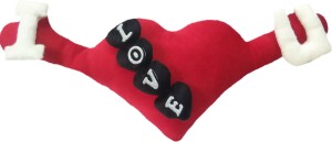 Aparshi Sweet stuffed LOVE heart cushion soft toy HTILU01-02  - 35 cm