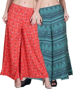 kannan regular fit women's multicolor trousers