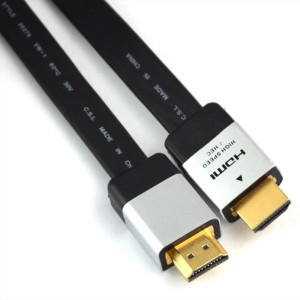 My Choice High Speed HDMI cable with Ethernet - Ultra thin and flexible - Supports 3D, 4K and Audio Return HDMI Cable
