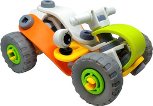 Montez Build & Play 62 Pcs Unbreakable Block Toy Jeep