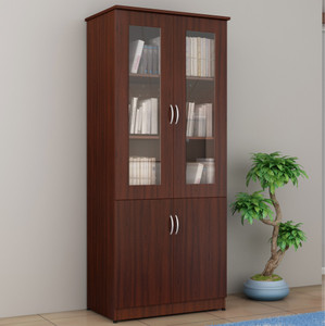 Crystal Furnitech Engineered Wood Close Book Shelf