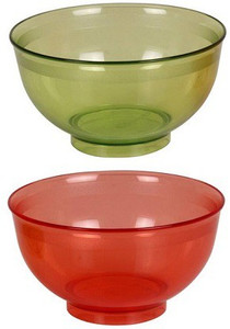 Tupperware Plastic Disposable Bowl Green