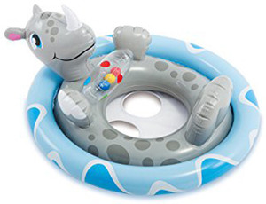 INTEX Original Inflatable See Me Sit Pool Riders Rhino