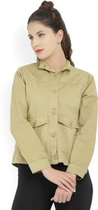 People Full Sleeve Solid Women's Jacket