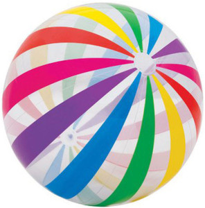 Navkar Jumbo Inflatable Glossy Big Panel Colorful Giant Beach Ball