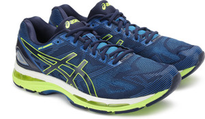 Asics gel-nimbus 19 hot sale indigo blue/safety yellow/electric blue