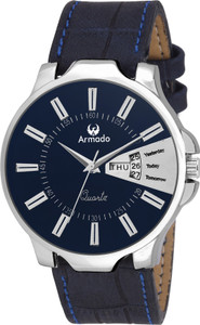 Armado AR-041-BLU Stylish Day And Date Series Watch - For Men