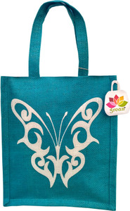 GREAN BUTTERFLY PATTERN Waterproof Lunch Bag