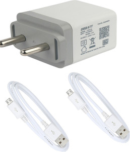 Orbatt 2.8A Fast Charger With Two Charge & Sync Usb Cables Mobile Charger