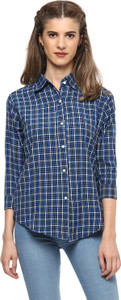Mayra Women's Checkered Casual Multicolor Shirt