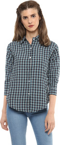 Mayra Women's Checkered Casual Multicolor Shirt