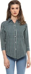 Mayra Women's Checkered Casual Multicolor Shirt
