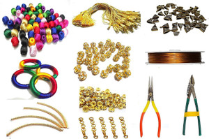 Silk thread necklace materials shop