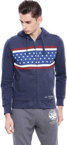 U.S. Polo Assn. Full Sleeve Striped Men Sweatshirt