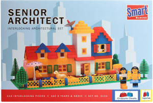 GRAPPLE DEALS Smart Blocks Senior Architect- Interlocking Architectural Set For Kids.