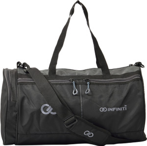 INFINITI Classic Gym Bag (Black, Grey)