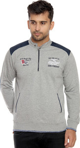 Duke Full Sleeve Solid Men Sweatshirt