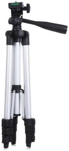Mezire PU-110 Tripod (Silver, Supports Up to 1500 g) Tripod