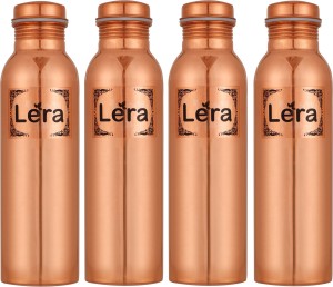 Pure Copper Water Bottle 700 ml Handmade Ayurveda Yoga Health Benefit Joint Free 