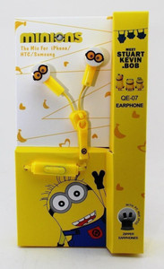 Shopkooky Minion Shaped In Ear Earphones with Extra Earbuds / Return Gift / Birthday Gift Headphone