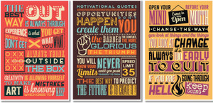 Motivational Posters Combo For Study Room And Office Walls Inspiring Thoughts Collection Q1 Set Of 3 Large Posters Paper Print Best Price In India Motivational Posters Combo For Study Room And