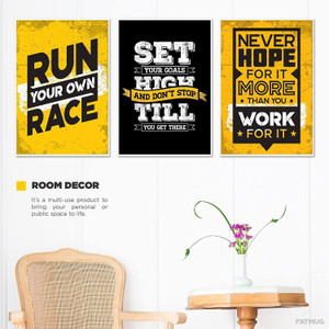 Motivational Posters For Study Room And Office Decor Large Size Set Of 3 13 19 Inches Inspirational Wall Quotes Q2 Paper Print Best Price In India Motivational Posters For Study Room