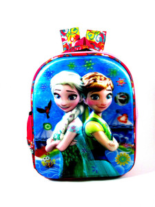 ehuntz Disney princess frozen 5D embossed school Bag (Pre Nursery & Nursery) Waterproof School Bag