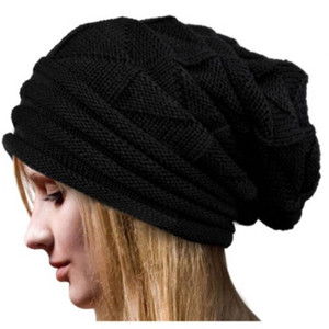 atabz unisex woolen winter slouchy beanie cap